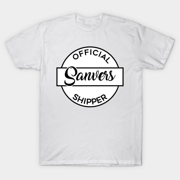 Official Sanvers Shipper T-Shirt by brendalee